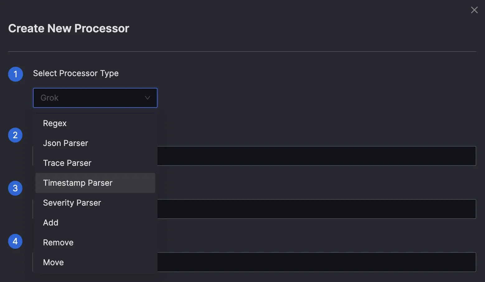 We have added Severity and Timestamp parsers to the list of logs processors